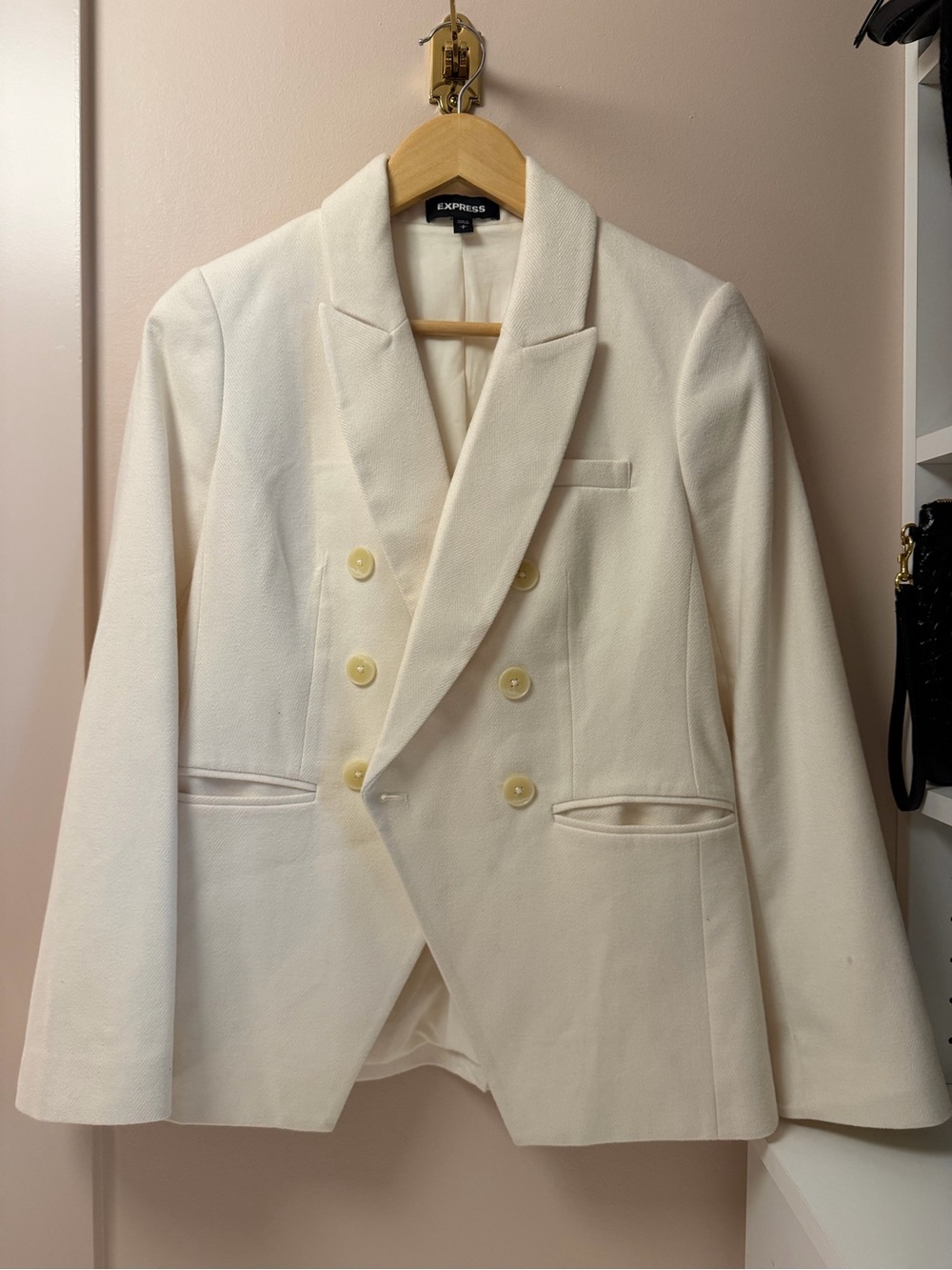 White Wool Blazer